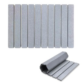 BeeChip Stone Bath Mat for Water Absorption, Foldable Diatomite Stone Mat, Non-Slip & Quick-Drying White Square Bath Mat with Modern Minimalist Style, Easy to Clean, for Bathroom/Kitchen/Hallway