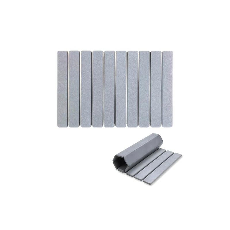 BeeChip Stone Bath Mat for Water Absorption, Foldable Diatomite Stone