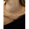 OZEL Layered Necklaces for Women 14K Gold Plated Dainty Gold