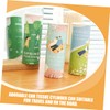 Alipis 3Pcs Car Tissue Box Round Cylinder Tissue Holder for