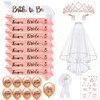 iZoeL Bride to be Sash, 8 x Team Bride Sashes,