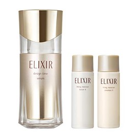 Elixir Superiel Design Time Serum Limited Set, Serum, Relaxing Aqua Floral Scent, 1.4 fl oz (40 ml+18 ml)