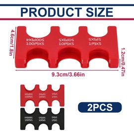 2 Pcs Japanese Yen Coin Holders Japan Coin Organizer Storage Dispenser with 6 Slots Car Change Holder for Purse, Wallet, Travel, Black & Red