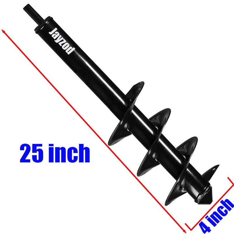 Auger Drill bit for Planting 4"X25" Garden Auger Spiral Drill