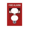 WMHUSU Decorative Outlet Covers Red Fire Alarm Print Novelty 1
