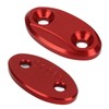 2pcs Motorcycle Rearview Mirror Base Cover Aluminum Alloy Windscreen Mirror