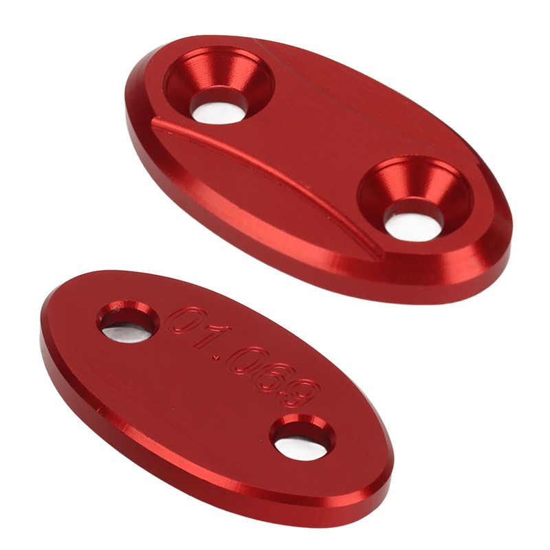 2pcs Motorcycle Rearview Mirror Base Cover Aluminum Alloy Windscreen Mirror