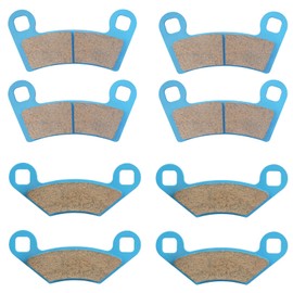 Front & Rear Ceramic Brake Pads Set for Polaris RZR 2008-2014 800, 2012-2019 570, 2009-2014 S 800, 4 sets Front and Rear Brake Pads