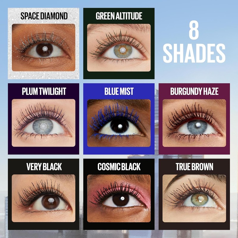 Maybelline Sky High Lavable Mascara Muy Negro: Pestañas con Volumen
