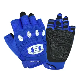 Seibertron DIRTCLAW Cycling Gloves Bicycle Gloves Cycle Gloves Summer Fingerless Half Finger Road Bike Outdoor Breathable Shock Absorption Men's Women's (Blue, XL)