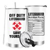 Farecnt Lifeguard Gift, Lifeguard Stainless Steel Double Wall Vacuum Insulated