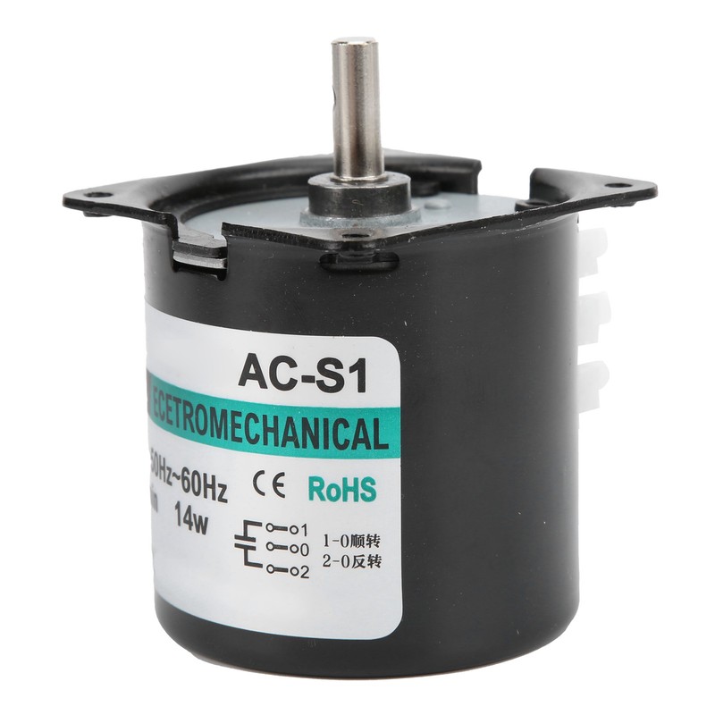 AC Synchronous Motor 14W Permanent Magnet 2Way High Torsion Central