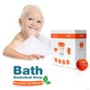 MARPPY Bath Toys, Bathtub Basketball Hoop for Toddlers Kids, Boys