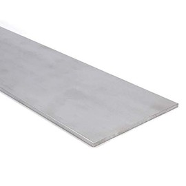 Aluminum Flat Bar, 1/8" x 4", 6061 General-Purpose Plate, 10 Inch Length, T6511 Mill Stock, Extruded, 0.125" Thick