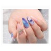 10pcs Flower Nail Foil Starry Sky Cherry Blossom Spring Nail