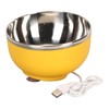 450ML Pet Heated Bowl Stainless Steel Water Heating Bowl USB