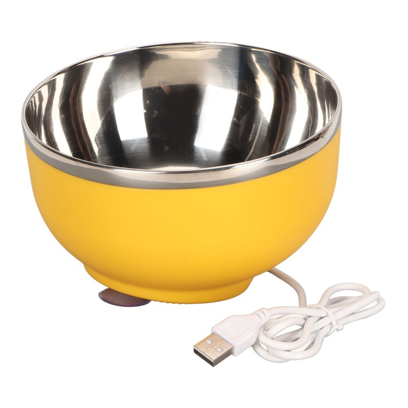 450ML Pet Heated Bowl Stainless Steel Water Heating Bowl USB