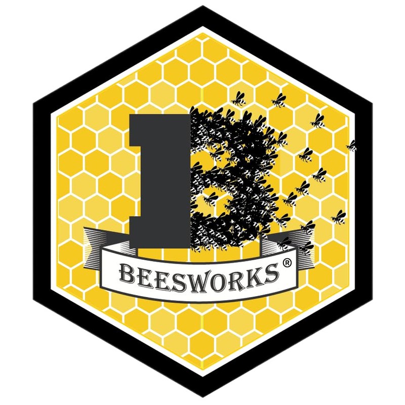 Beesworks White Beeswax Bars (6 oz) | 100% Pure, Cosmetic