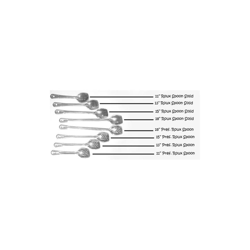 Cajun Classic Left Handed Roux Spoon - 7036, 15" Slanted,