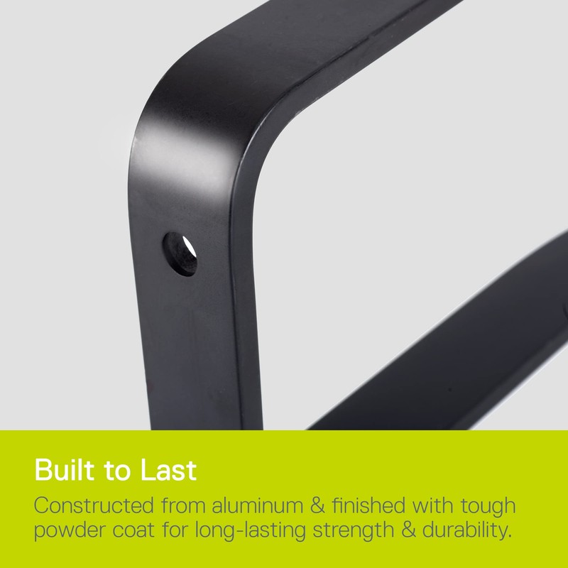 Bike Wheel Hitch by Delta Cycle, Black - Secure Aluminum