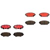 BREMBO Kit De Balatas De Frenos Delanteras Y Traseras Compatible