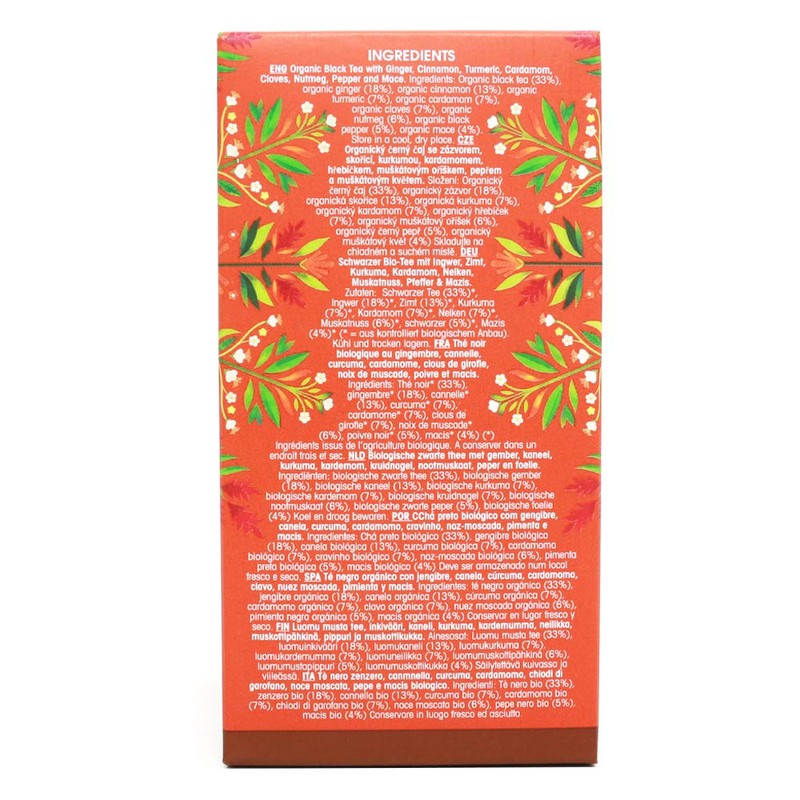 English Tea Shop Organic Chai Black Tea - 20 Tea