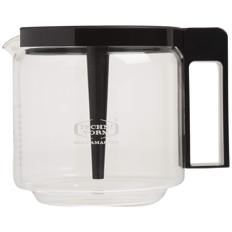 Technivorm 89830 1.25L Glass Carafe, for KBG Brewers, Clear/Black