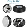 4 Pack/Set 210D Oxford Wheel Covers, Storage Tote Bags with