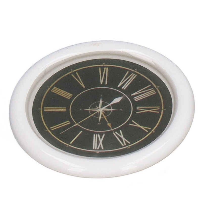 3 PCS Dollhouse Wall Clock 1:12 Dollhouse Miniature Round Wall