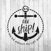 Aw Ship Anchor Stencil - Reusable Stencils for Painting -