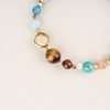 COAI Unisex Energy Bracelet Solar System Bracelet Made of Gemstones,