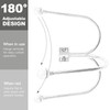 INUSO® Upgraded Adjustable Gold Curtain Holdbacks, 2-Pack – Elegant Handcrafted