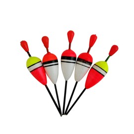 Faguo 15 Pcs Sea Fishing Floats Set Vertical Buoy Bobber Assorted Size for Most Type Angling Fish Accessories