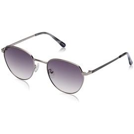 GANT Unisex Sunglasses, Grey (Shiny Light Nickeltin / Gradient Smoke)