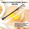 3Pack Tiny Whisk Multifunctional Mini Whisk Set Mini Spoon and