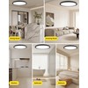 2Pack 16 Inch Remote Control Dimmable LED Flush Mount Ceiling