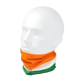 Ruffnek FLAG OF IRELAND/IRISH TRICOLOUR FLAG/Trídhathach na hÉireann - Multifunctional Headwear Neck warmer, Snood tube scarf - Men & Women