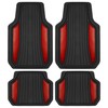 Motor Trend ChromeTech Car Floor Mats Full Set - Durable