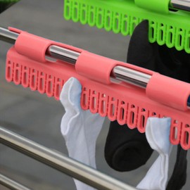 Lithyc Pack of 4 sock dryers for hanging, laundry hanger, small parts holder for washing stand, hanging on the wall, sun drying sock clip, suitable for socks, towels, gloves