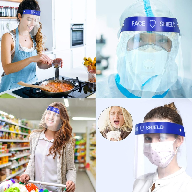 Veperain Safety Face Shield,Protective Face Shield Visor Full Protection Cap