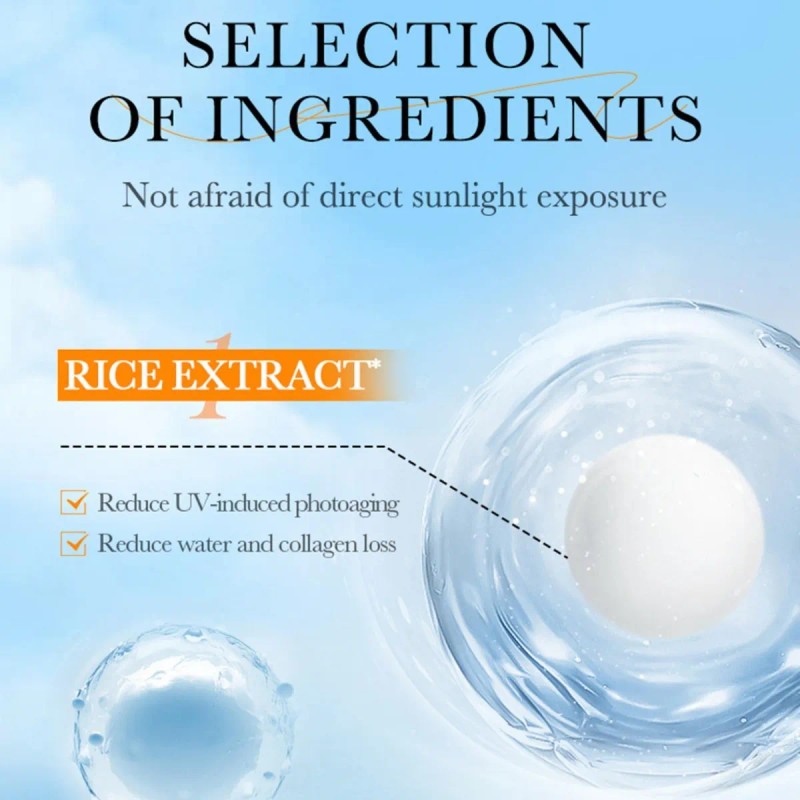 Protector Solar Blanqueador Bioaqua Spf Extracto Arroz