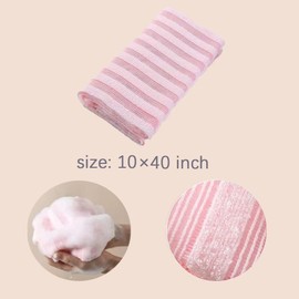 Exfoliating Body Scrubber, Back Scrubber for Shower Bath, Japanese Scrub Wash Cloth, Exfoliating Washcloth Towel for Men Women, Body Exfoliator Loofah Luffa Sponge Net Rag Back Washer