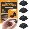 Rubber Feet for Electronics-Adhesive Rubber Feet 16PCS, Black Rubber Bumpers