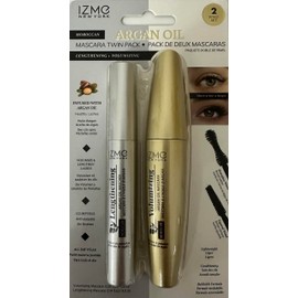 IZME New York ARGAN OIL MASCARA TWIN PACK LENGTHENING, VOLUMIZING / 6.0, 4.0 ml, Black