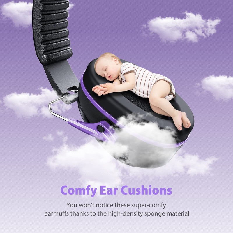 Hearing Protection Ear Muffs, Dr.meter SNR 31dB Noise Reduction Safety