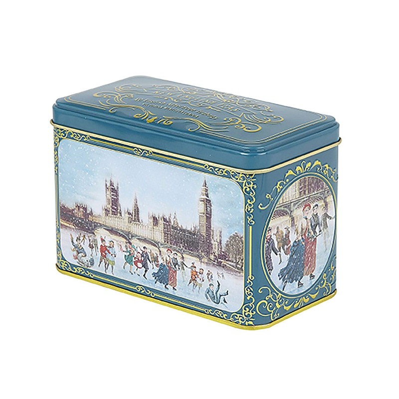 New English Teas Victorian Skaters Christmas Tea Tin Teabags, 80