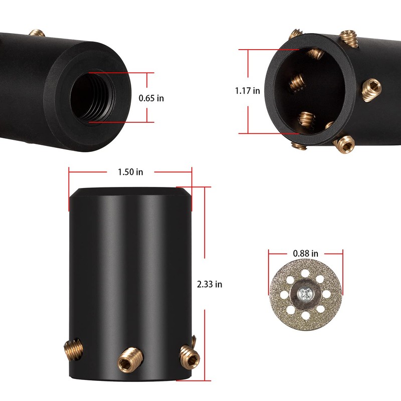 Tungsten Electrode Sharpener Sharpening Grinder Head TIG Welding Welder Tool