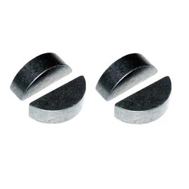 cyclingcolors 4 x Drive Shaft Key Spring Ignition Wedge Crescent Wedge Tractor Lawn Mower Motorcycle Moped Scooter 4 x 6.5 x 15.72 mm