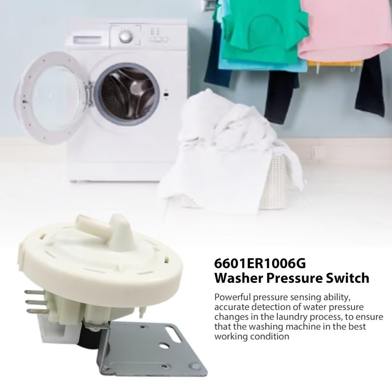 INGQI 6601ER1006E 6601ER1006G Washing Machine Water Level Sensor Pressure Switch