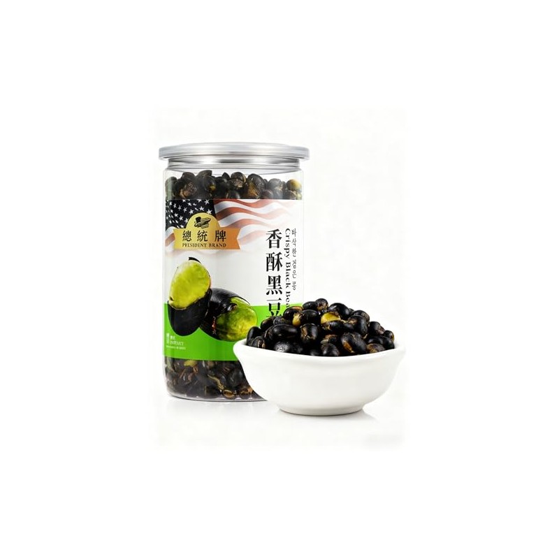 Sweet Post ​Crispy Roasted Black Soybeans 10oz | Lightly Salted,